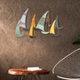 Wallity Yavuz Escultura de Pared de Metal Multicolor